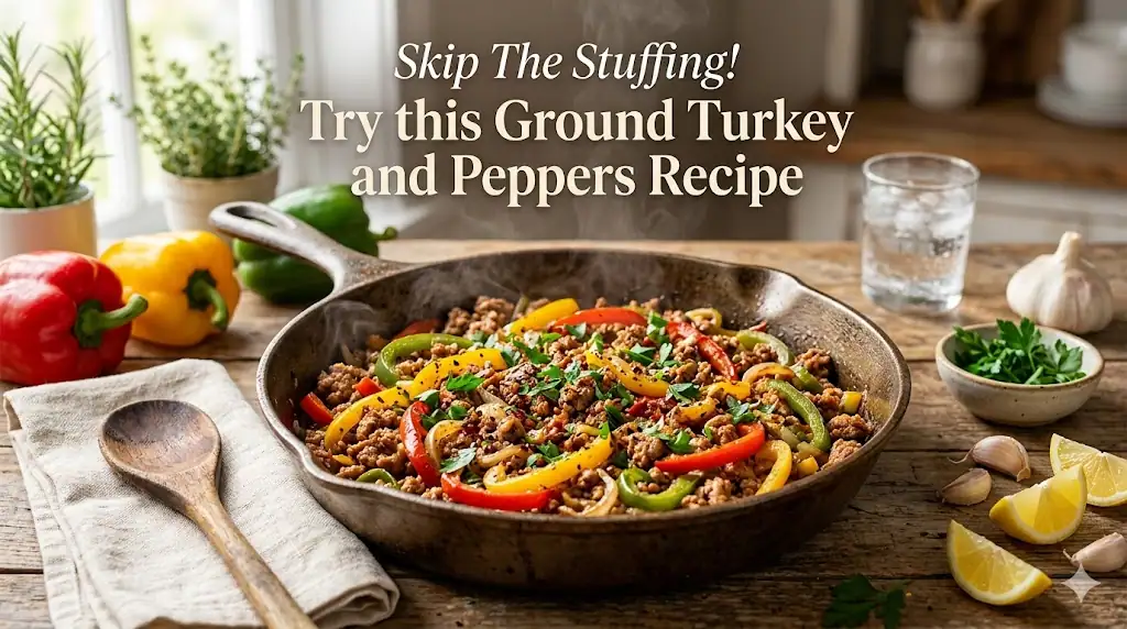 Try this Ground Turkey and Peppers Recipe